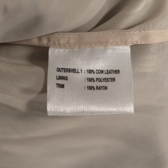 Sachin + Babi Laser Cut Crosshatch LEATHER A-Line Mini Skirt Brown Black Size 6 - Picture 12 of 12